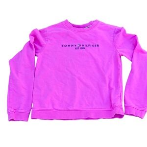 Tommy Hilfiger Girls Large 12-14 Pink Pullover Fleece